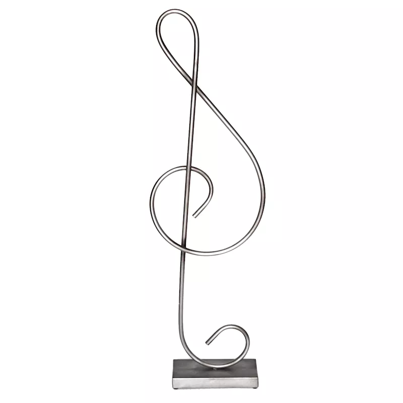 Silver Metal Decor, 40"