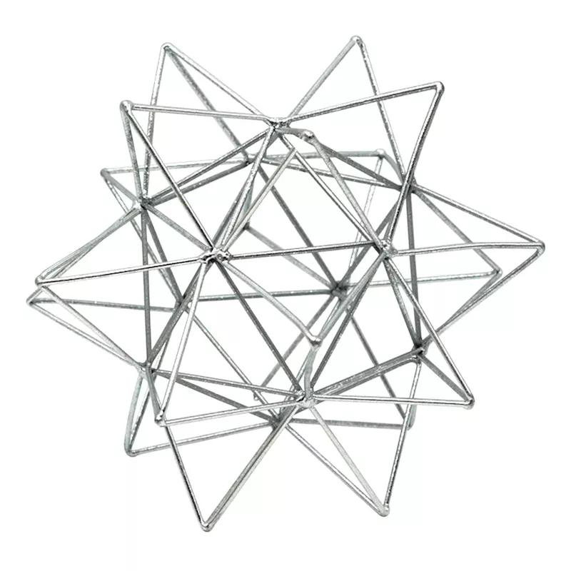 Silver Metal Star, 8"
