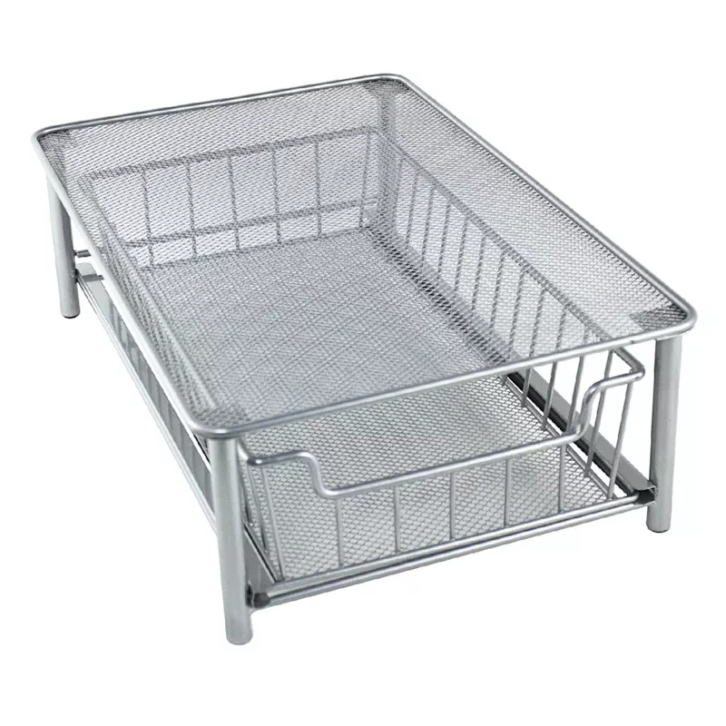 Silver Metal Under the Sink Storage, Small