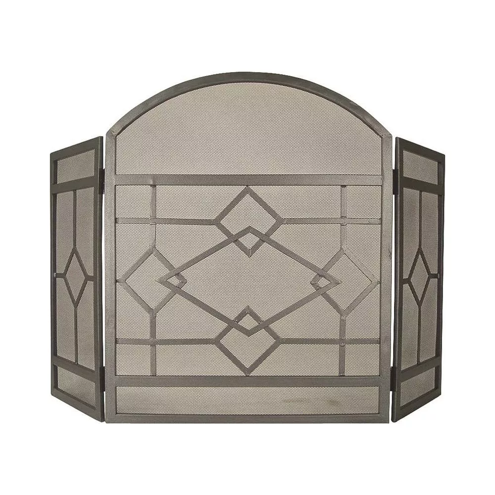 Simple Spaces CPO61153NN Fireplace Screen, Natural