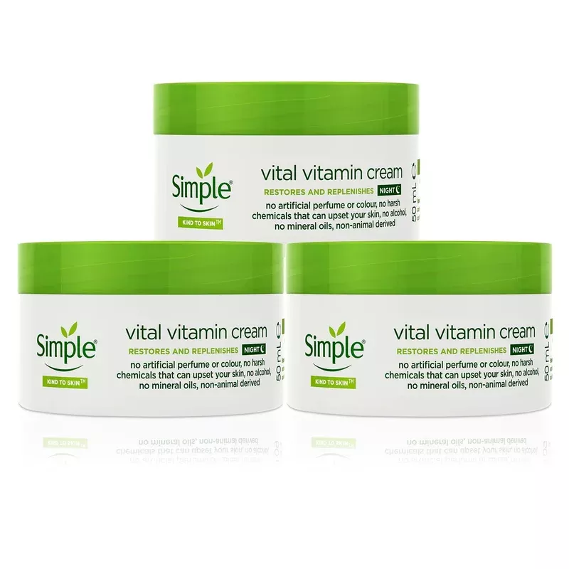 Simple Vital Vitamin Day Cream Sensitive Skin 50ml