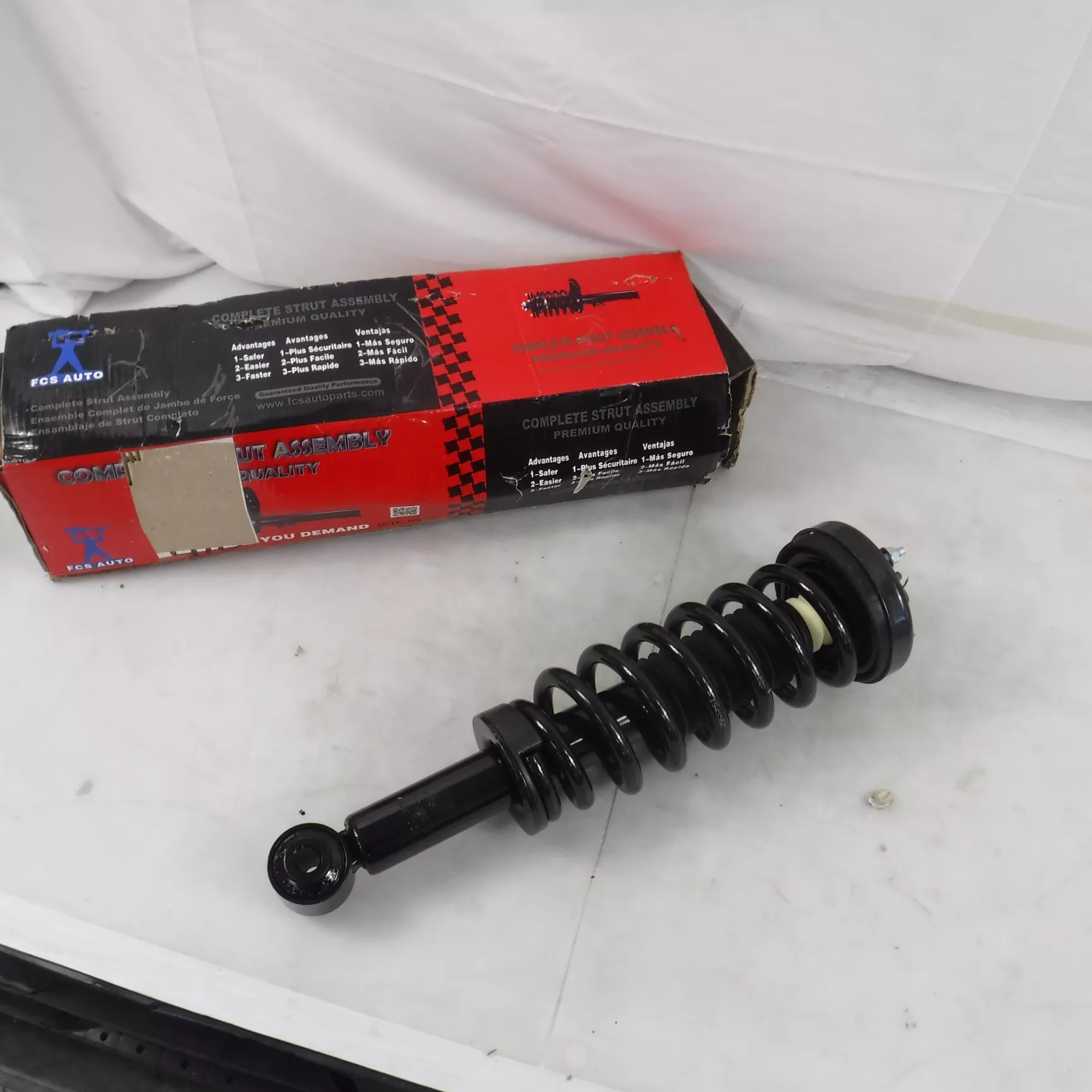 SINGLE Front Strut & Coil Spring Assy FCS1345562 for 2009-2013 Ford F150 RWD