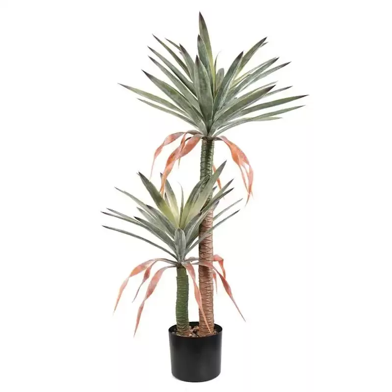 Sisal Tree in Black Pot, 43"