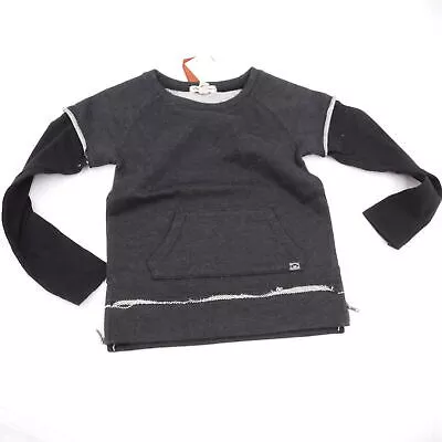 Size 5 Appaman Freestyle Long Sleeve Charcoal heather Shirt