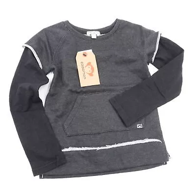 Size 6 Appaman Freestyle Long Sleeve Charcoal heather Shirt