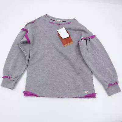 Size 6 Appaman Sophia Top Grey Heather