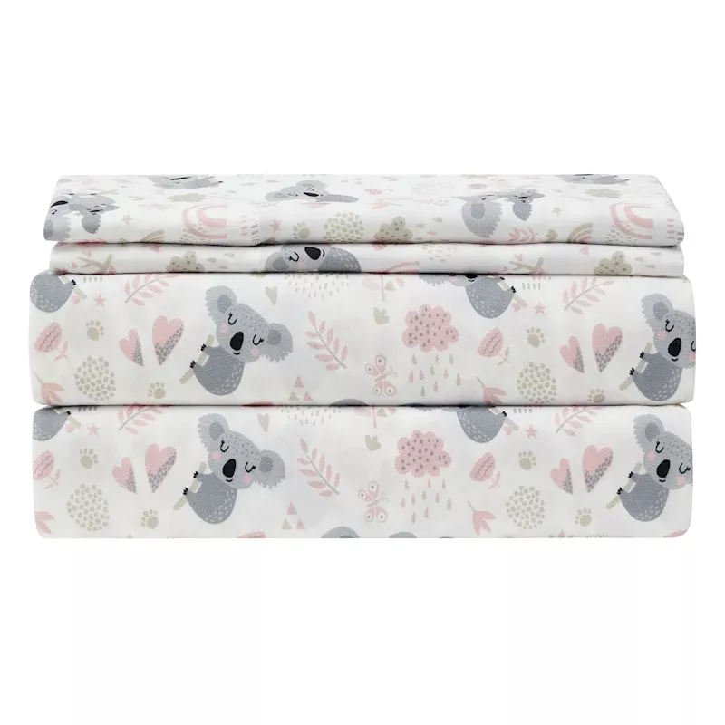 Sleepy Koalas Printed Sheet Set, Full