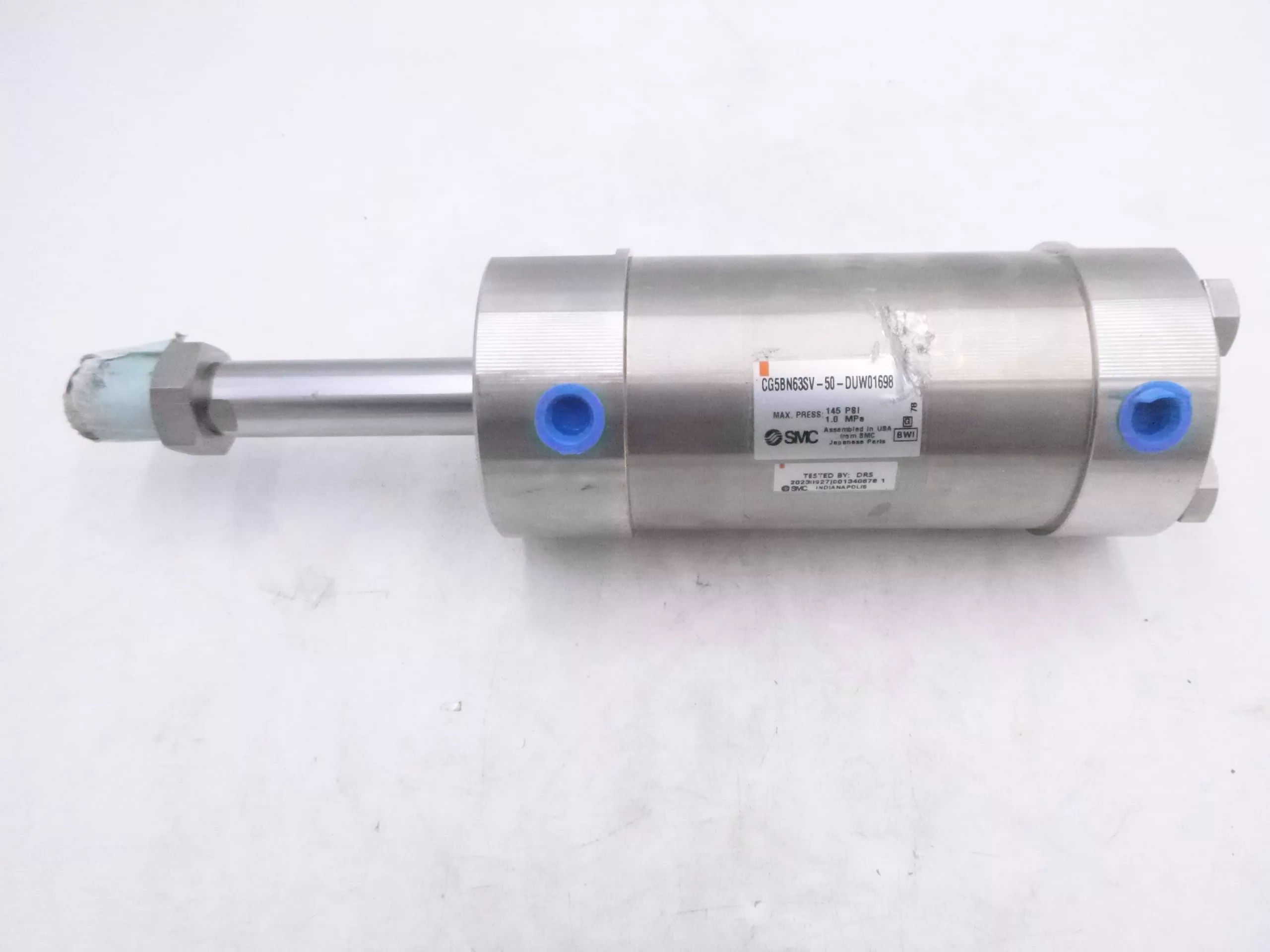 SMC CG5BN63SV-50-DUW01698 / CG5BN63SV50DUW01698 Max Press 145 PSI Base Cylinder
