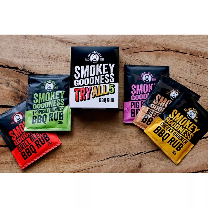 Smokey Goodness – Try All 5 – 150 gram