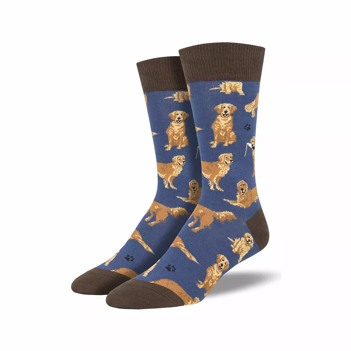 Socksmith Men's Golden Retrievers Socks
