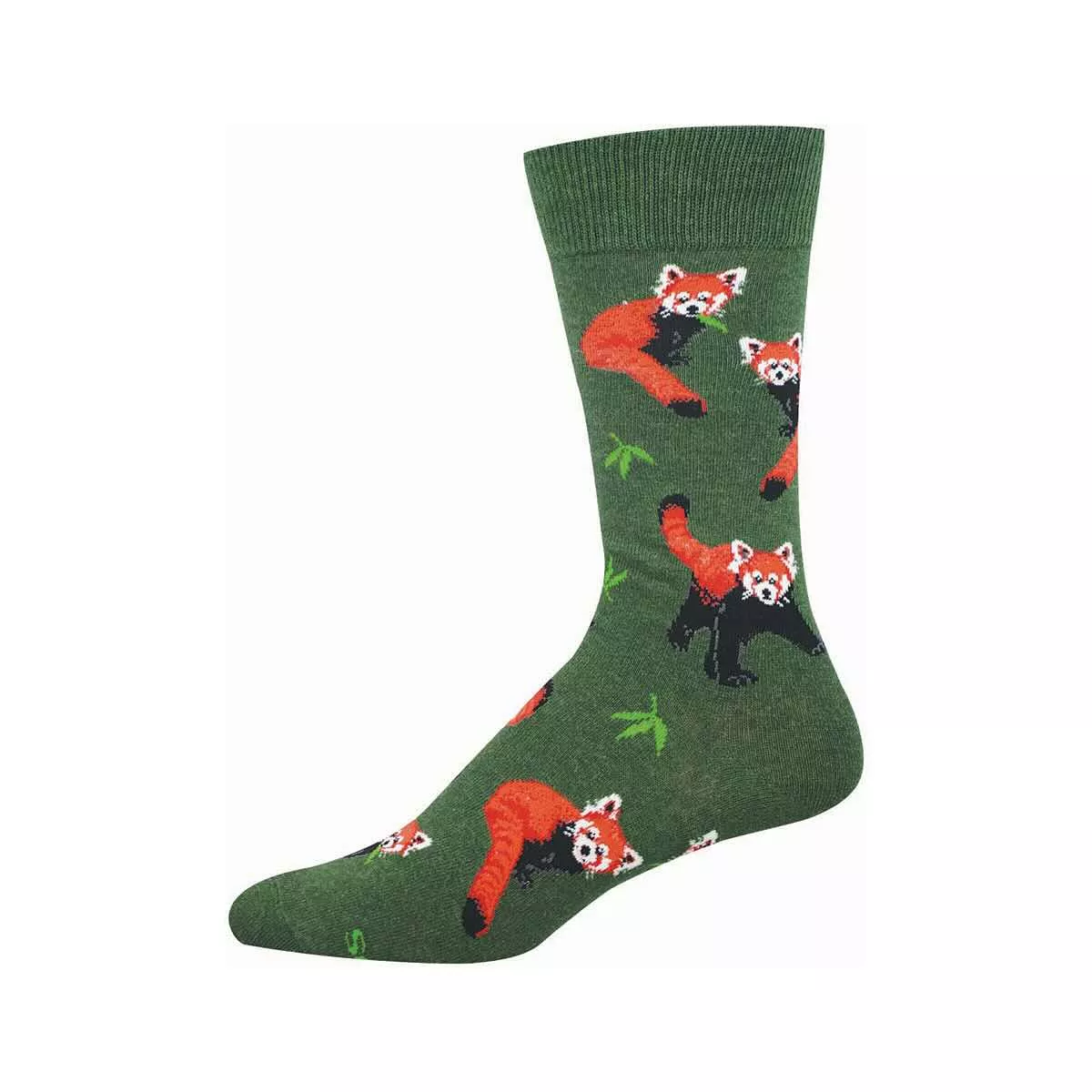 Socksmith Red Pandamonium Cotton Crew Socks
