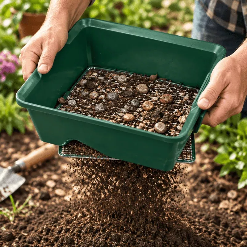 Soil Sifter 2-in-1 Sieve