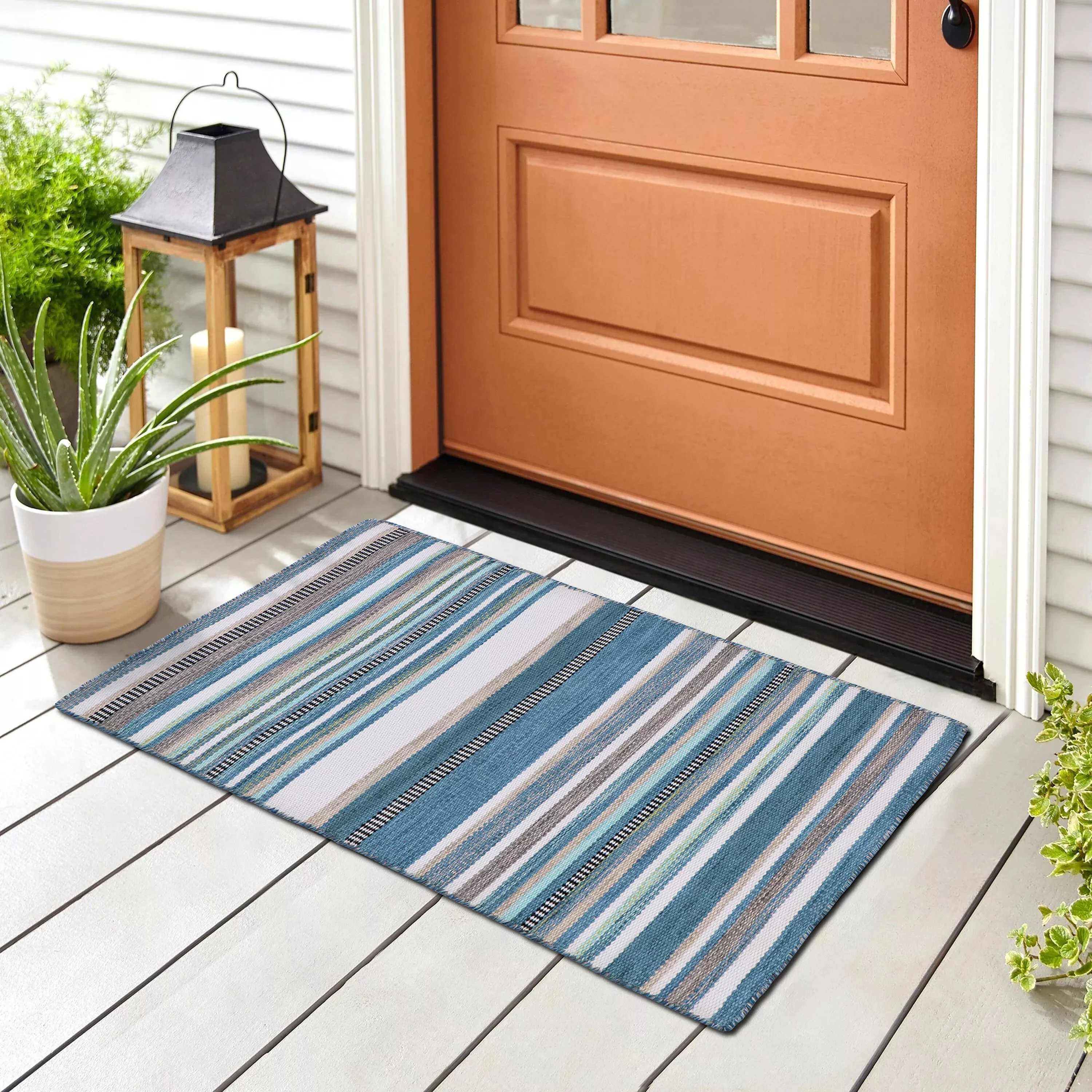 Sonoma Malibu Stripe Indoor/Outdoor Area Rug