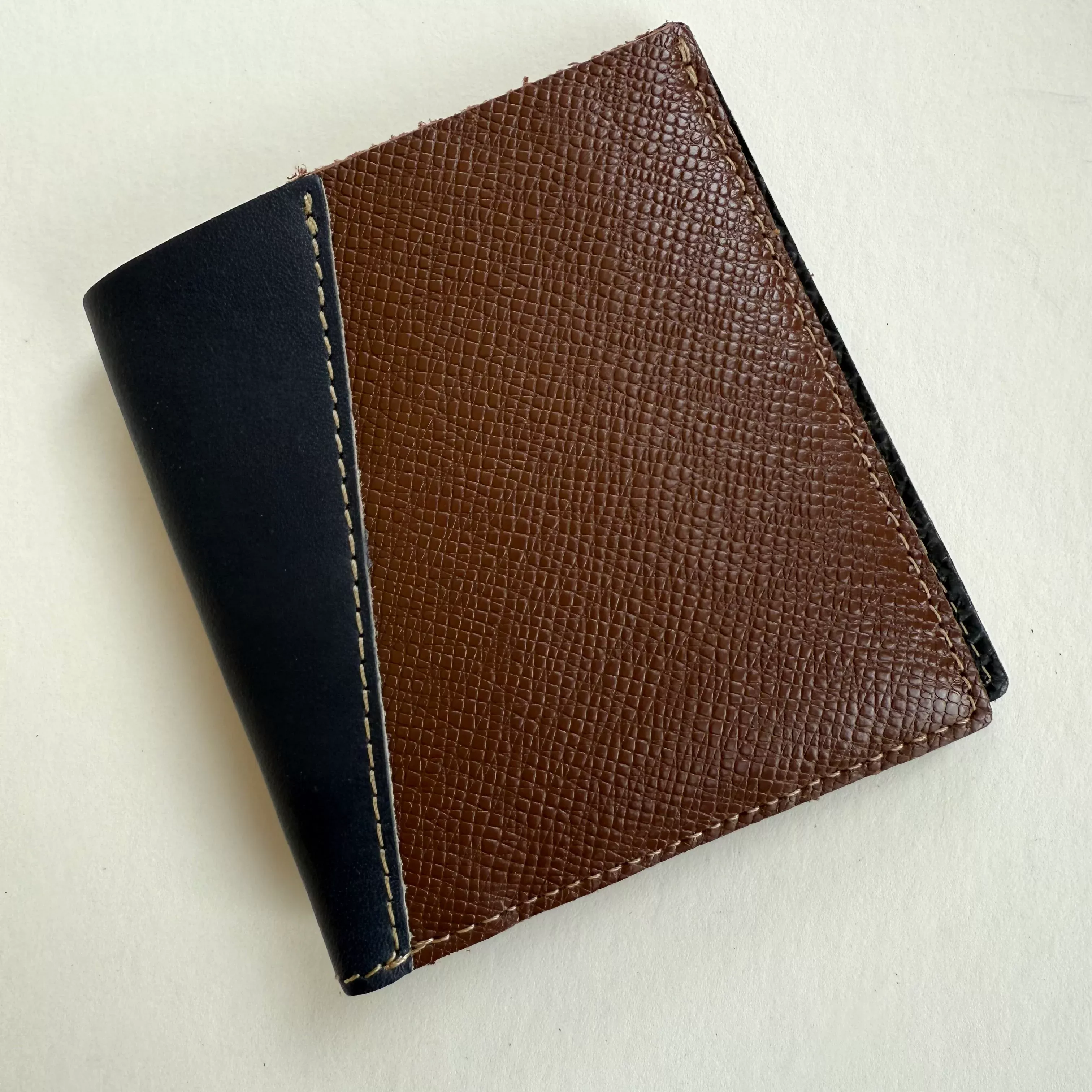 Soruka - Eli Bi-fold Wallet, Brown & Navy
