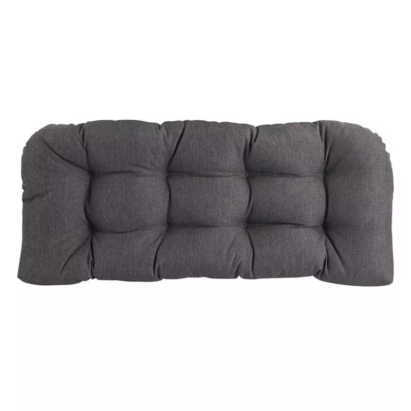 Sorvino Ash Premium Outdoor Wicker Settee Cushion