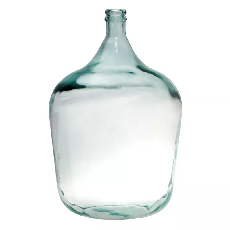 Spanish Glass Carafe Vase, 22"