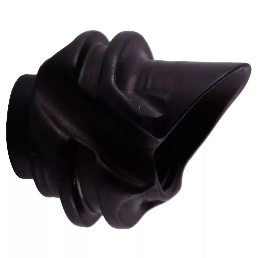 Specialty Archery Large Peep - Black - 1/4" - Hooded