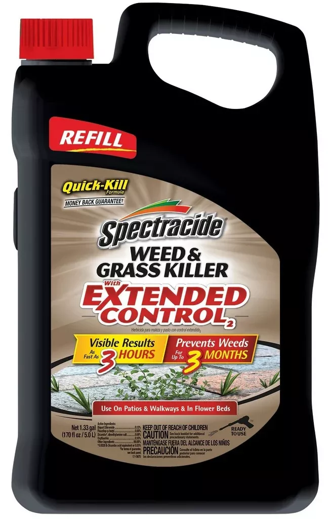 Spectracide HG-96396 Weed & Grass Killer with Extended Control Refill, 1.33 Gallon