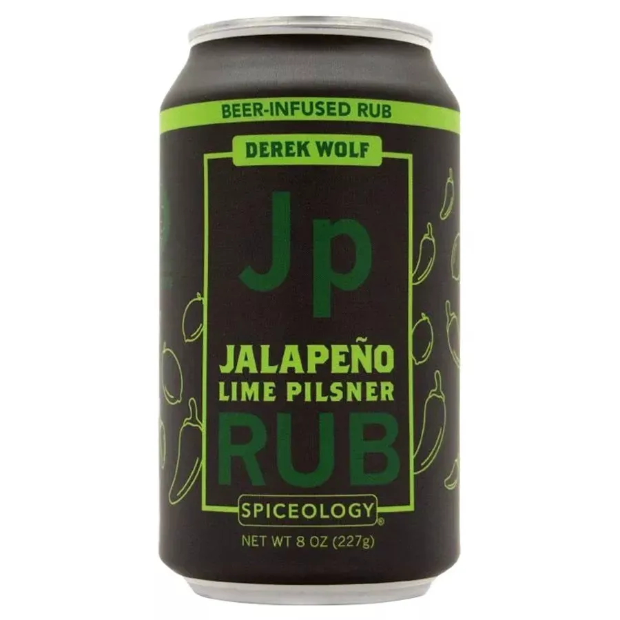 Spiceology Derek Wolf Jalapeno Lime Pilsner Rub - 8 oz