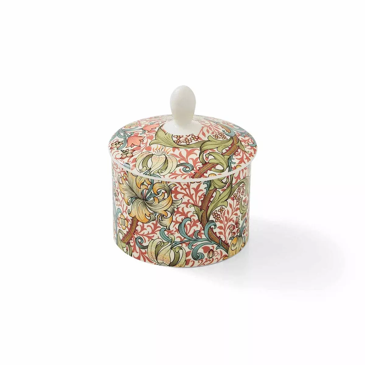 Spode - Golden Lily Sugar Bowl with Lid