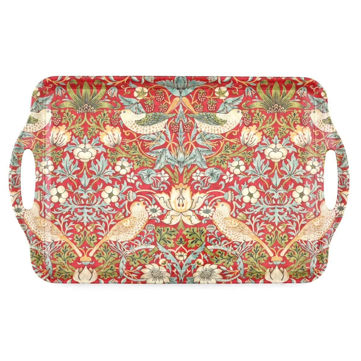 Spode - Strawberry Thief Red Melamine Tray