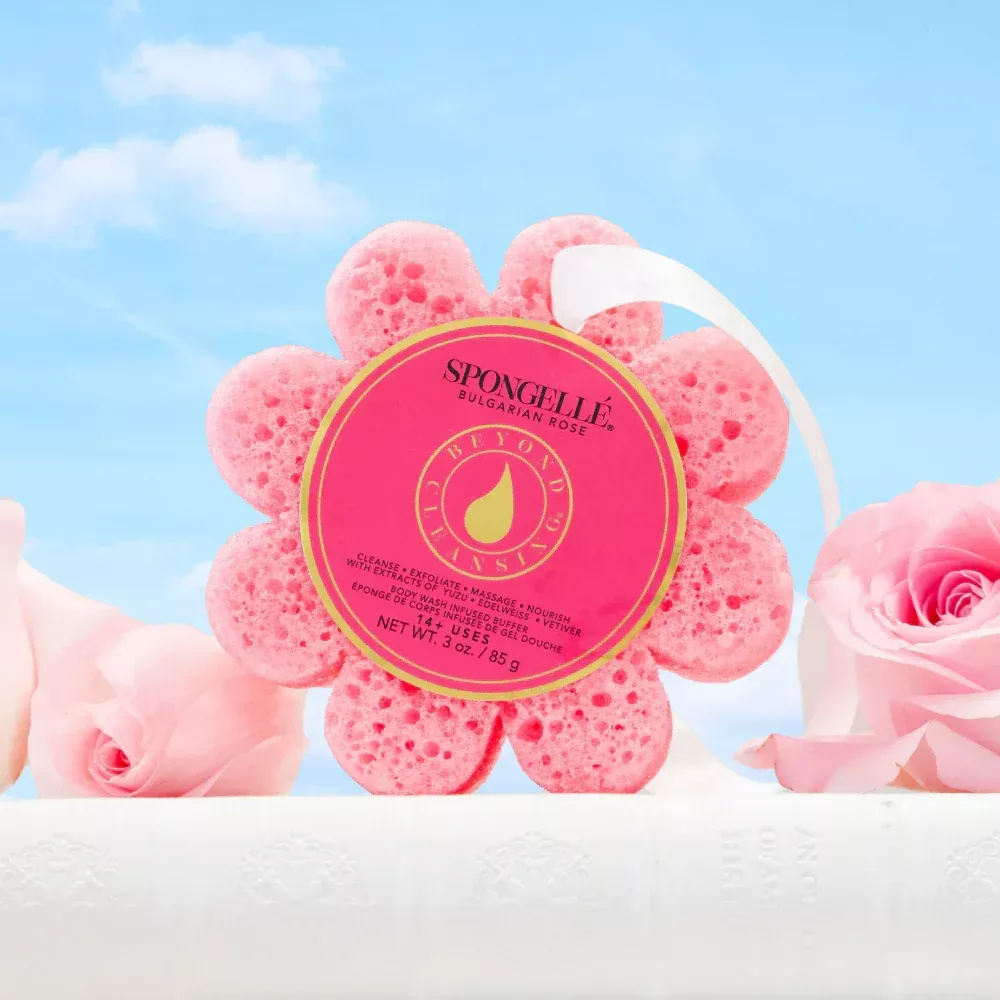 Spongelle - Bulgarian Rose Wild Flower Bath Sponge