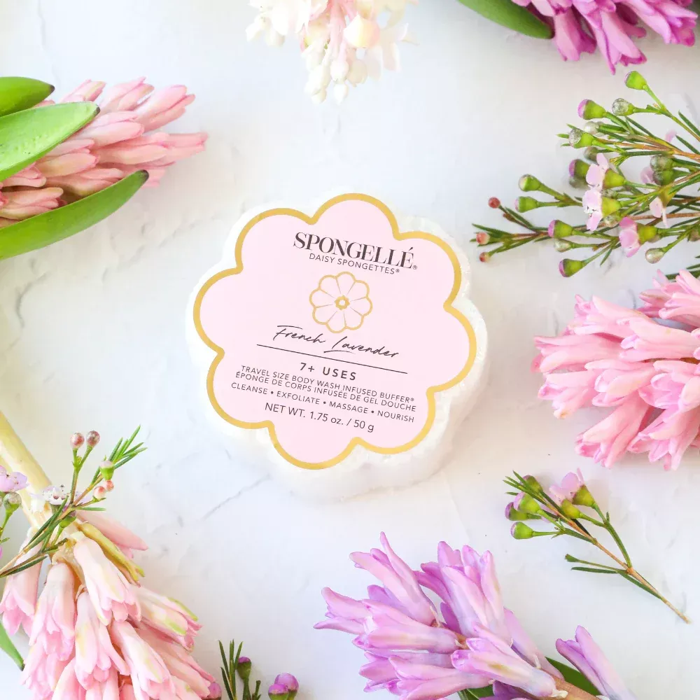 Spongelle - French Lavender Daisy Spongette