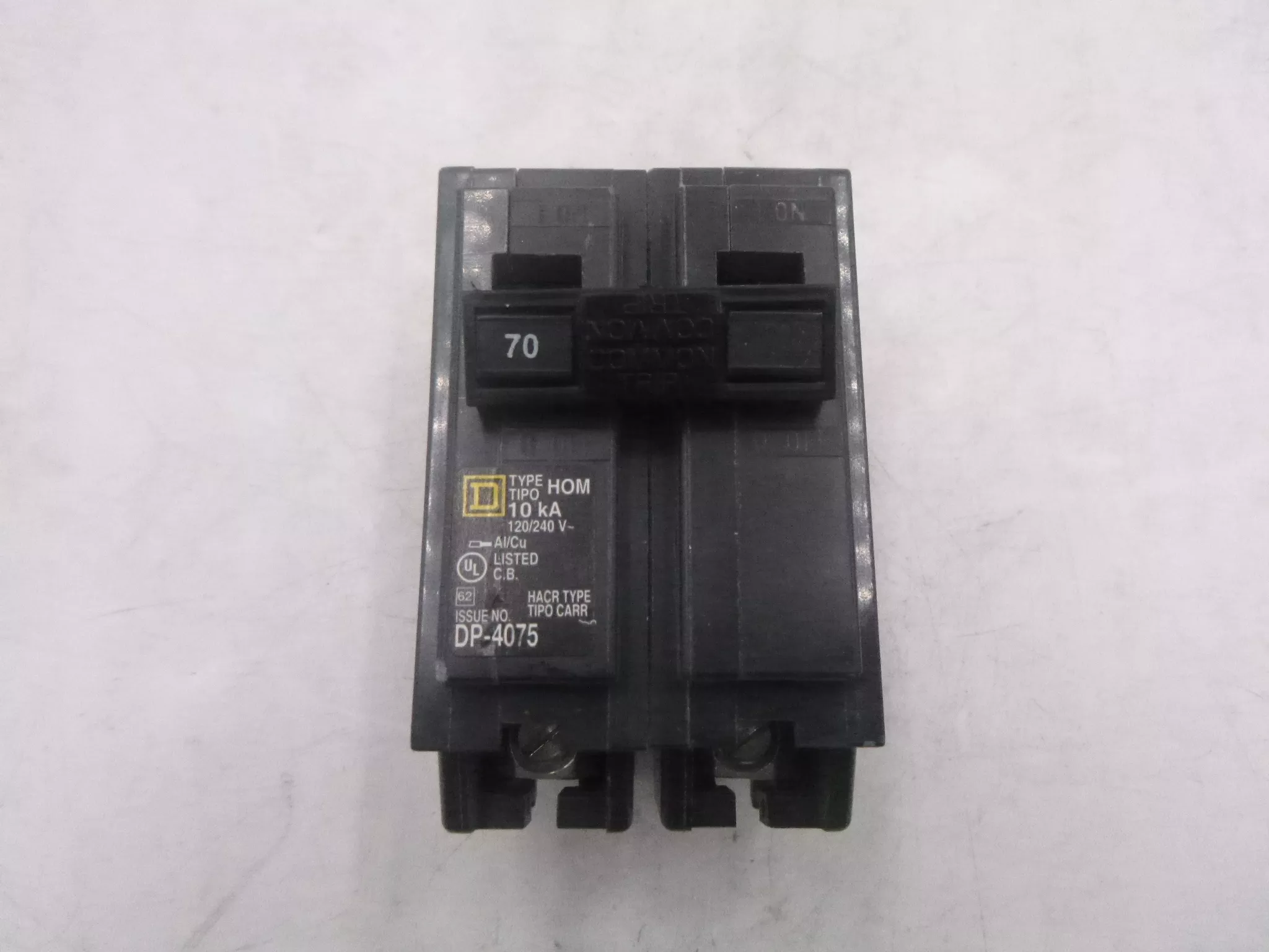 Square D 70Amp Circuit Breaker Type HOM 120/240V 10kA HOM270