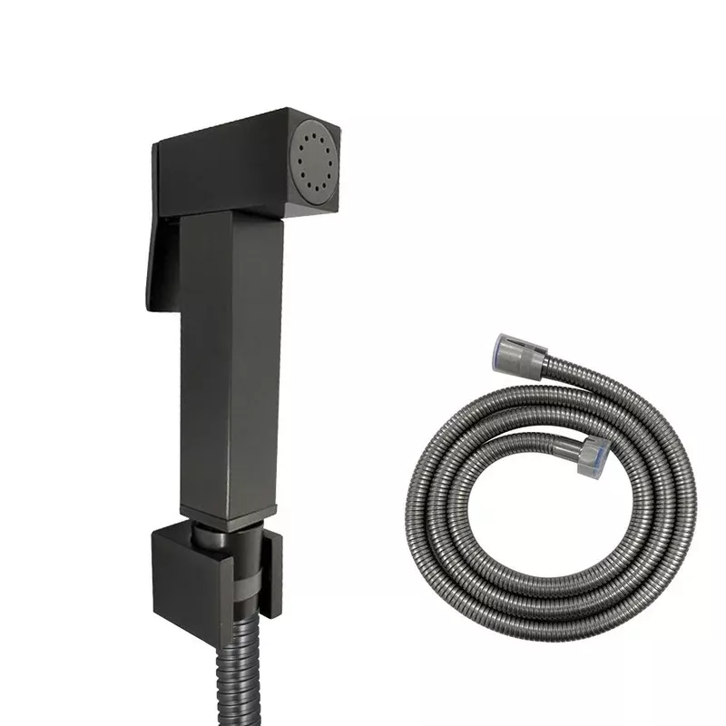 Square Gunmetal Brass Toilet Bidet