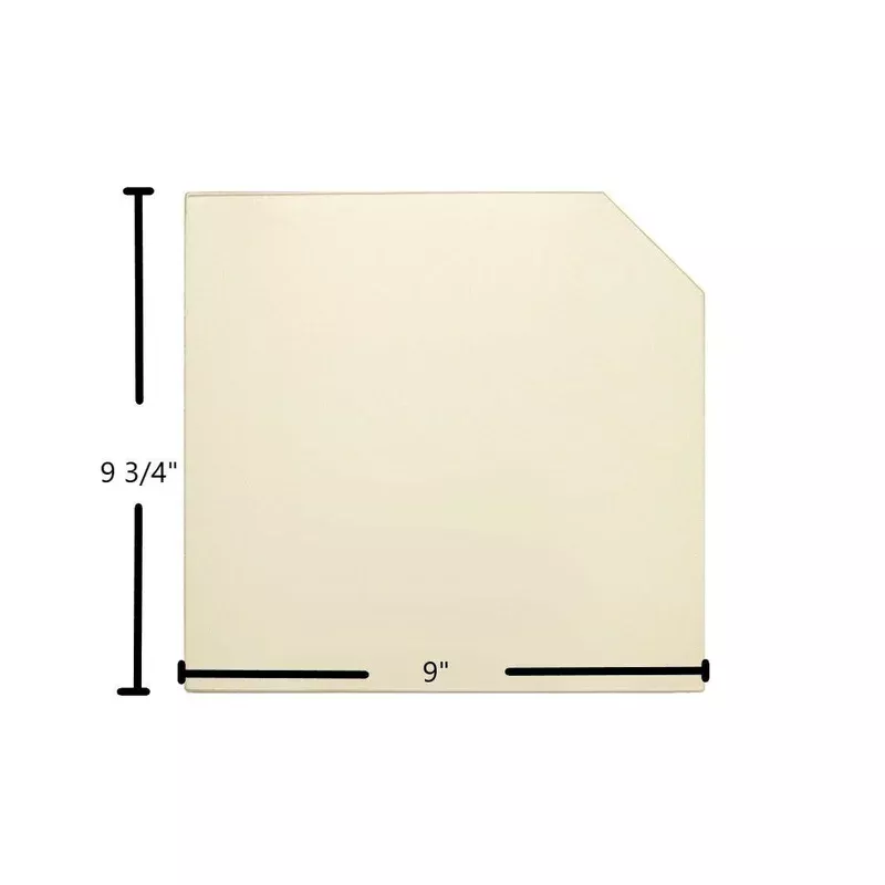 Squire 25″ Fireview Ceramic Glass Panel | 9″ x 9 3/4″ | Part #7G25FV