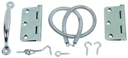 Stanley 748405 Screen Door Set With Full Surface Hinge, Zinc Plated