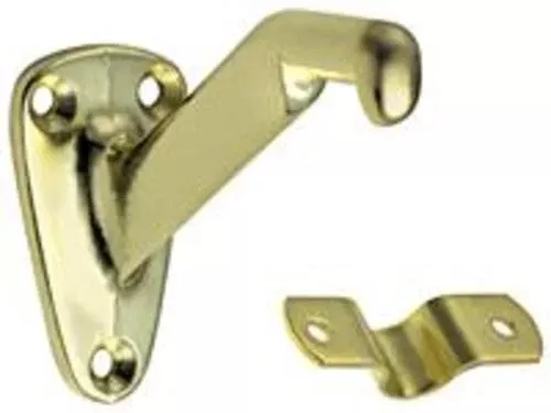 Stanley 75-6057 Heavy-Duty Handrail Bracket, Antique Brass