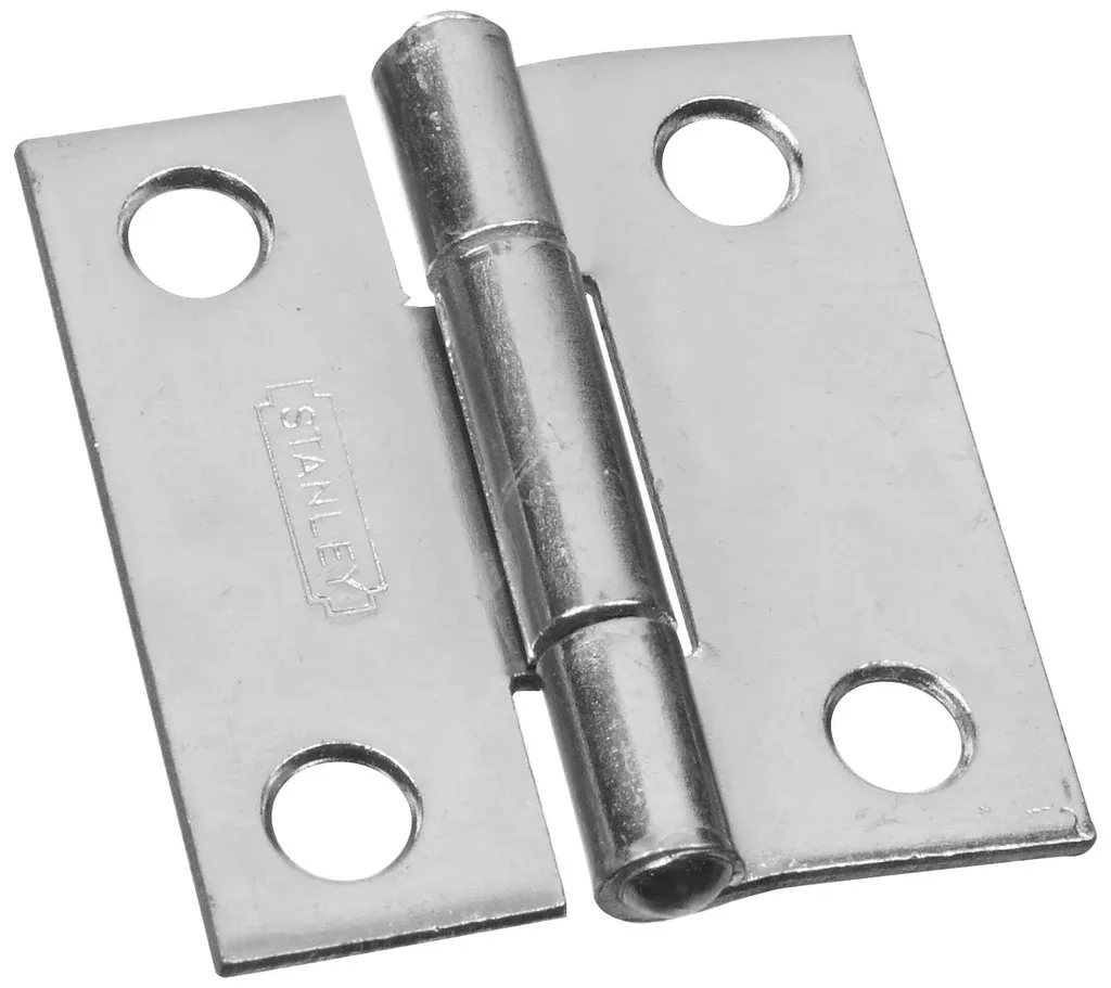 Stanley 751560 Narrow Utility Hinge, Zinc Plated, 1.5", 2/CD
