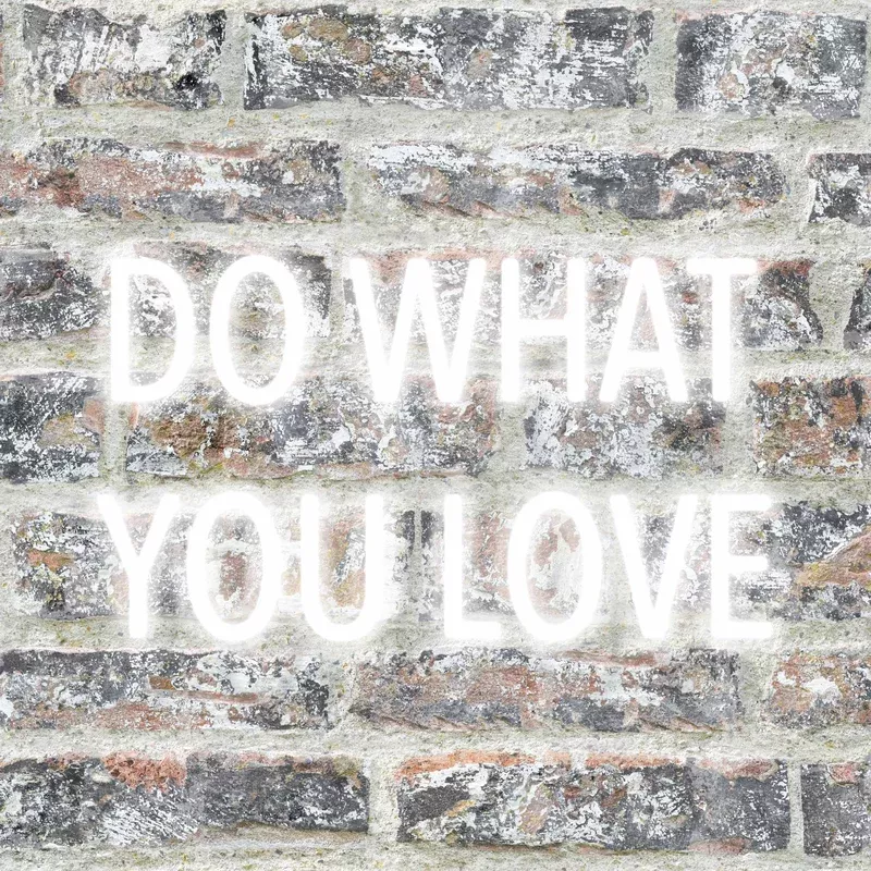 Stay Wild White Neon Wallpaper
