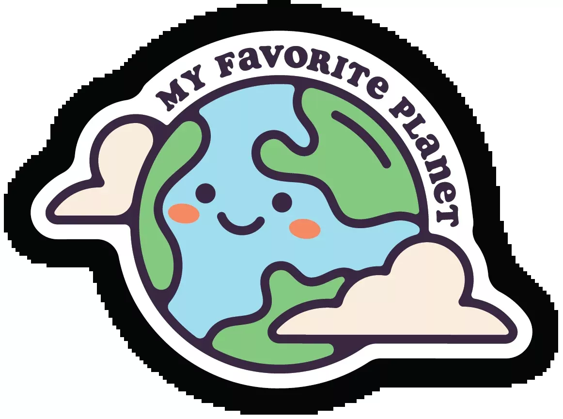 Stickers Northwest - Favorite Planet Earth Sticker