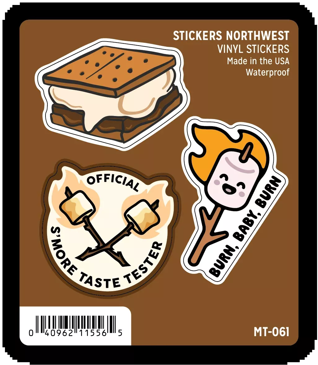 Stickers Northwest - S'Mores Mini Sticker Trio