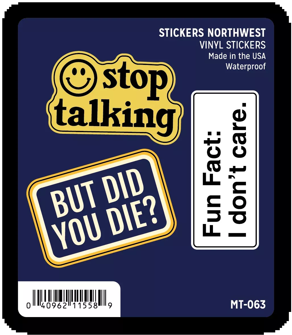 Stickers Northwest - Snarky Sayings Mini Sticker Trio