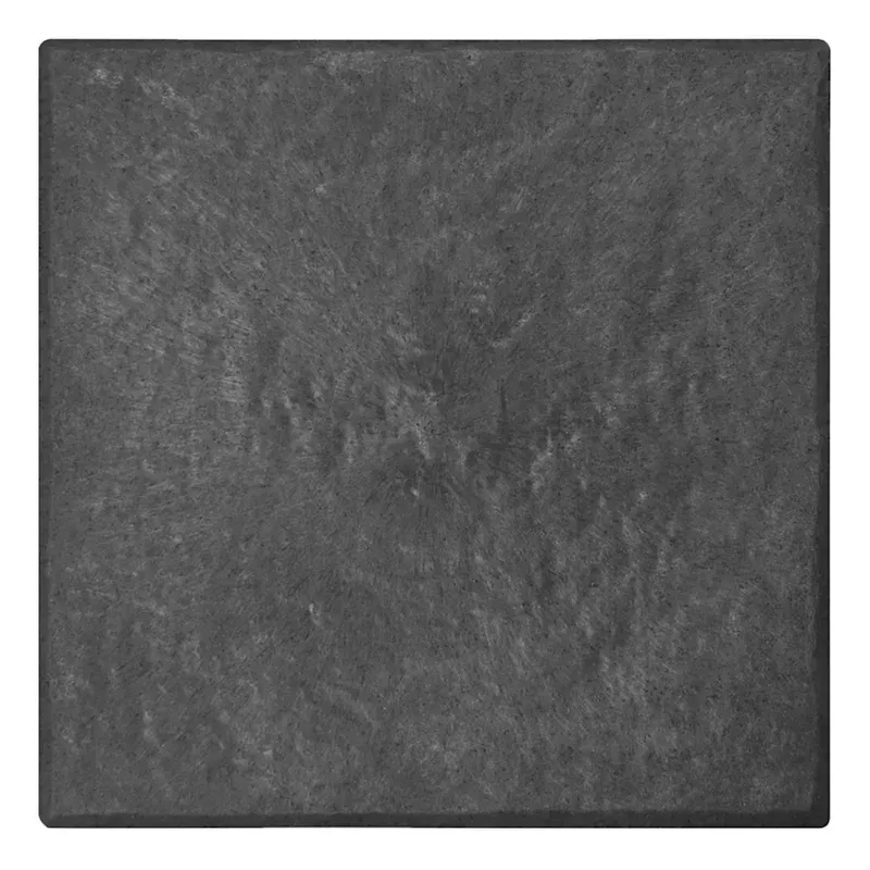 Stomp Slate Recycled Rubber Outdoor Garden Stepping Stone, 12"