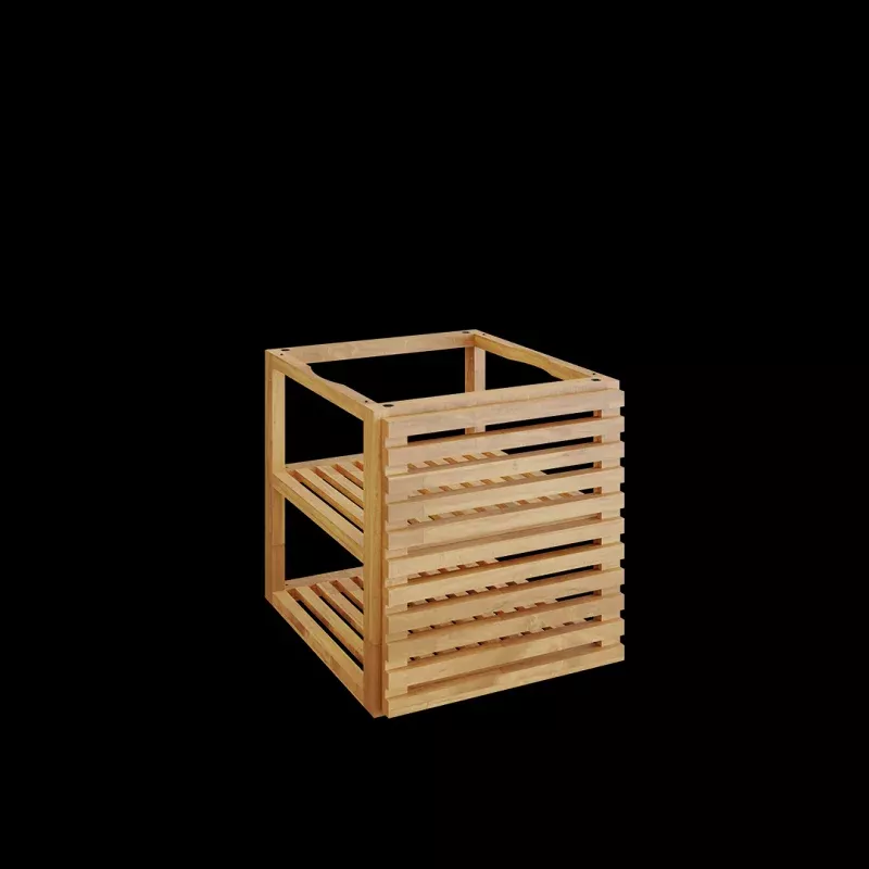 Storage Insert PRO met 1 deur Teak Hout Small