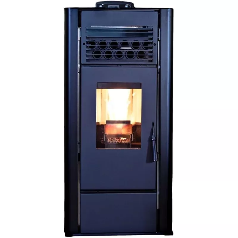 Stove for Freedom Stoves Independence PS21: Wi-Fi Control, External Power Backup Compatible, Removable Legs, Heats up to 1800 Sq Ft, Red, EPA Certified
