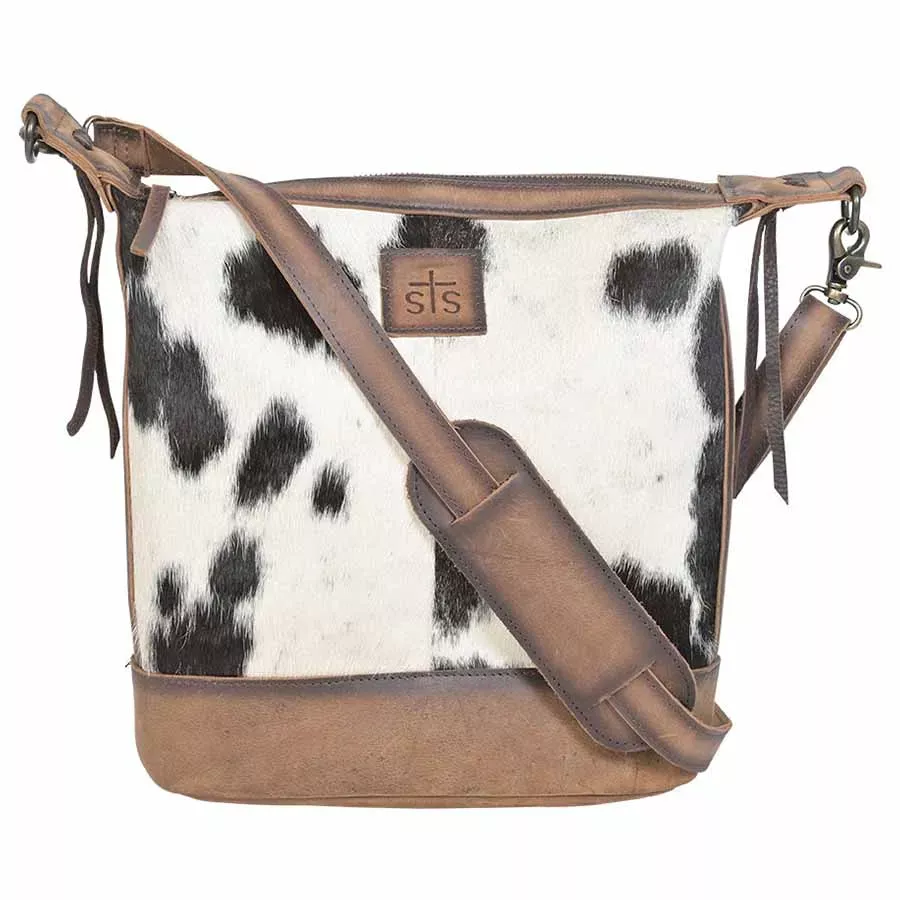 STS Ranchwear Women's Mailbag Hair On Hide Print Purse - Cowhide Additions