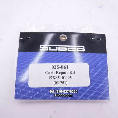 Sudco 025-861 03-751 Carburetor Repair Rebuild Kit for Kawasaki KX85 2001-2005