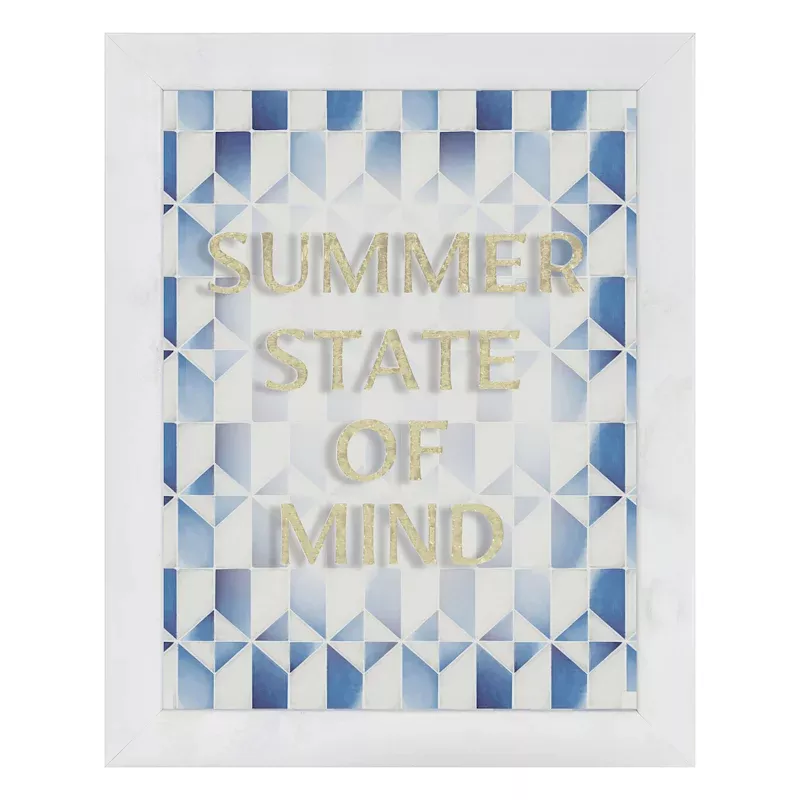 Summer State of Mind Canvas Wall Art, 8x10