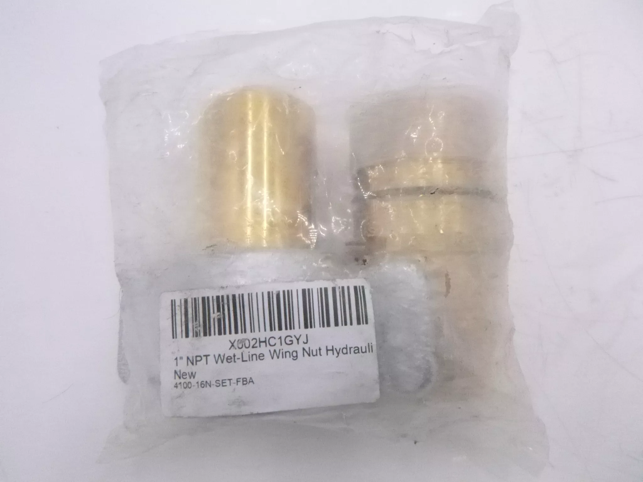 Summit Hydraulics 1″ NPT Wet-Line Wing Nut Hydraulic Coupler Set 4100-16N-SET