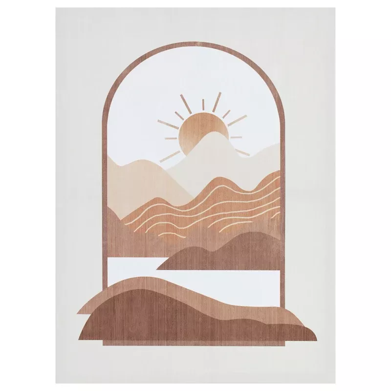 Sunset Window Canvas Wall Art, 12x16