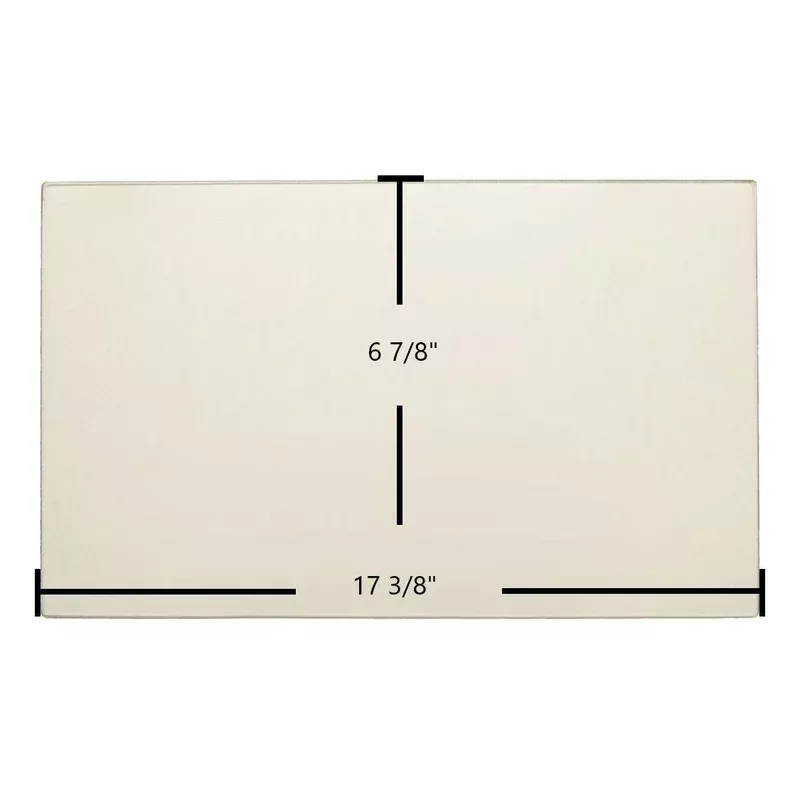 Surdiac 515 Ceramic Glass Panel | 17 3/8″ x 6 7/8″ | Part #4775100