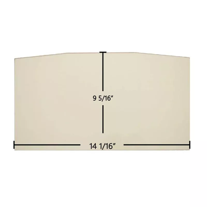 Sweet Home Single Door Ceramic Glass Panel | 14 1/16″ x 9 5/16″