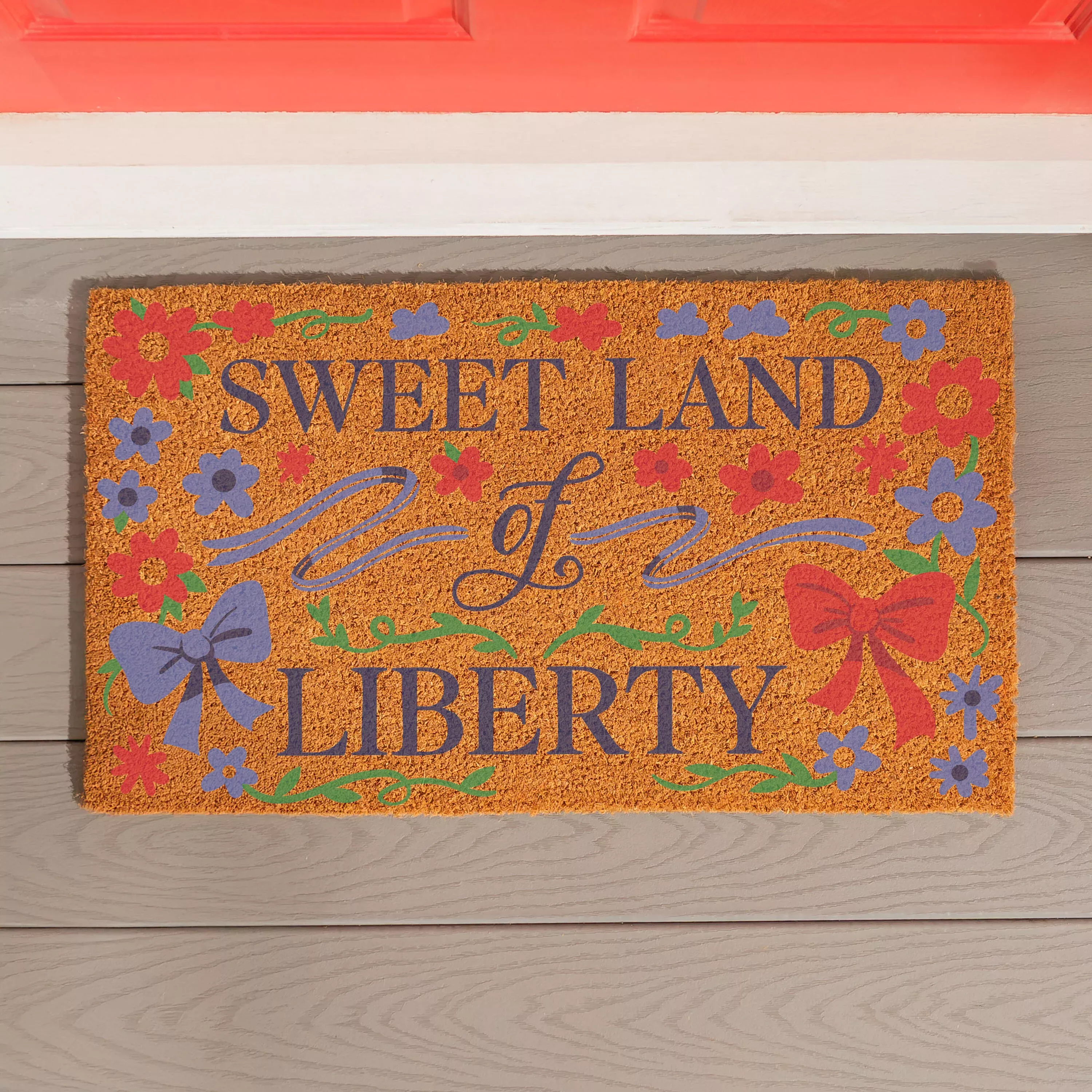 Sweet Land Of Liberty Coir Mat