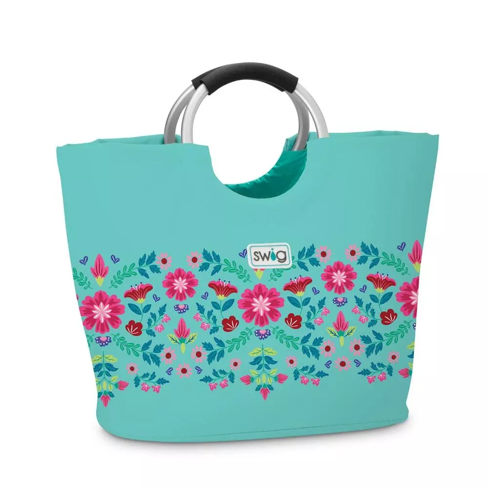 Swig - Flora Azul Loopi Tote Bag