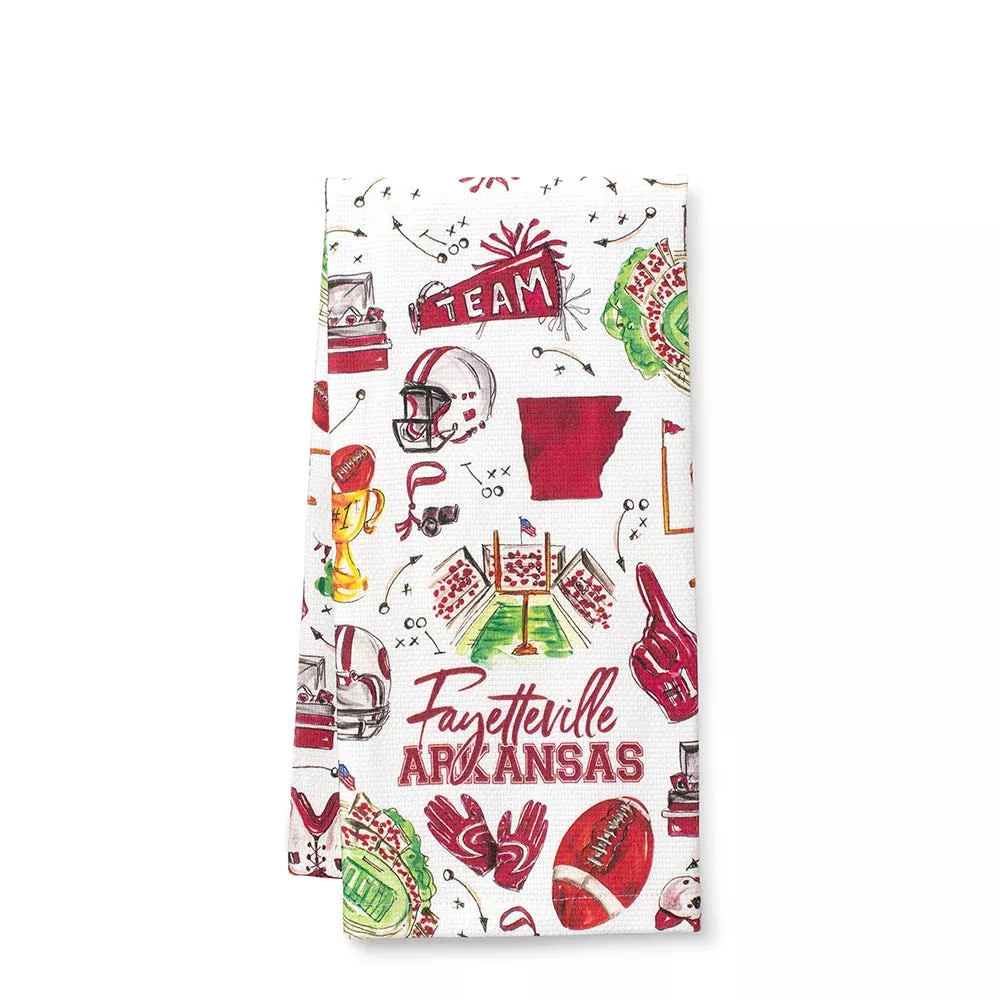 Swig - Tailgates in Fayetteville Tea Towel